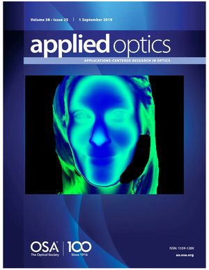 Cover of Applied Optics journal