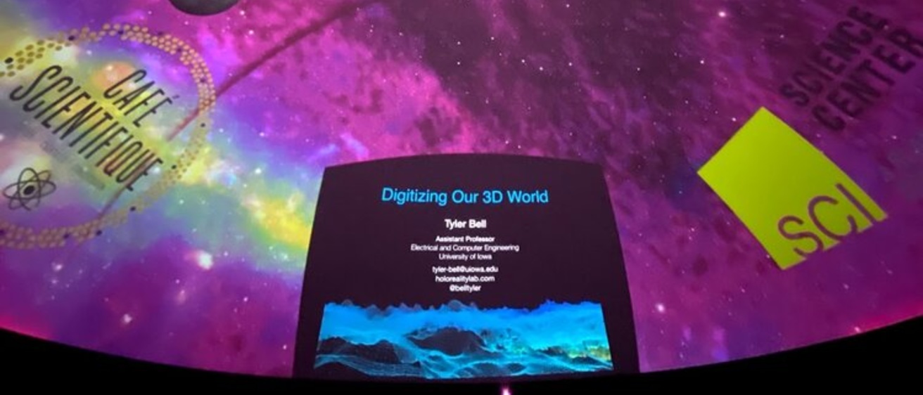 Photo of presentation screen