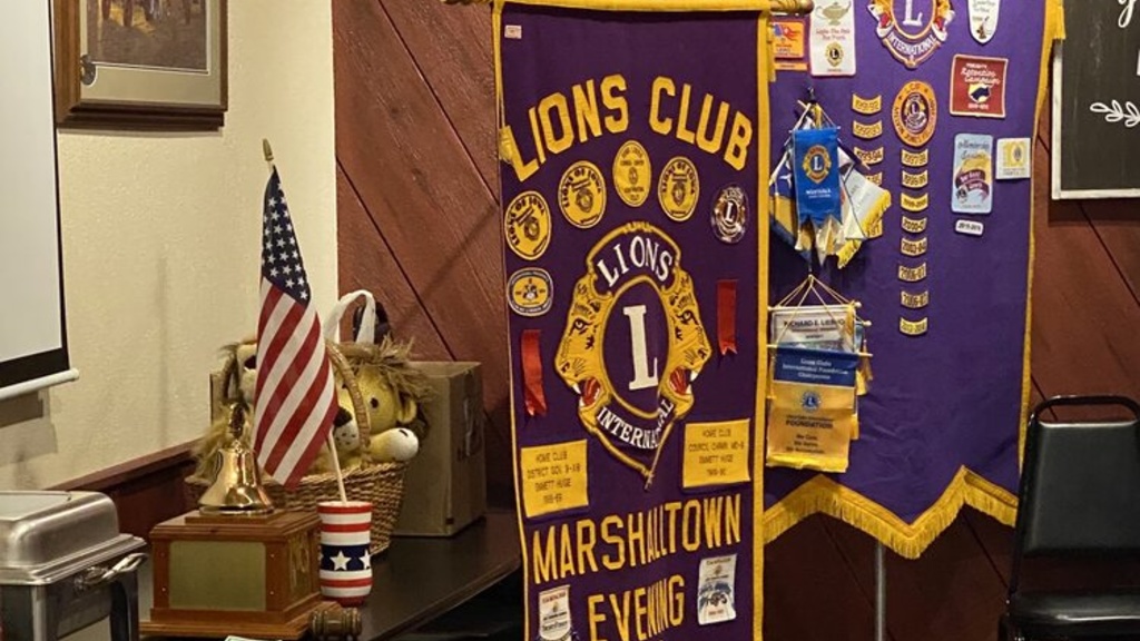 Photo of Lions Club banners