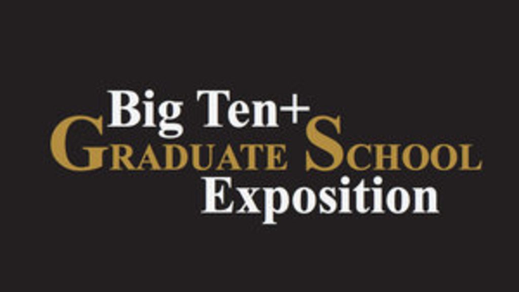 Screenshot of Big Ten+ Graduate School Exposition announcement